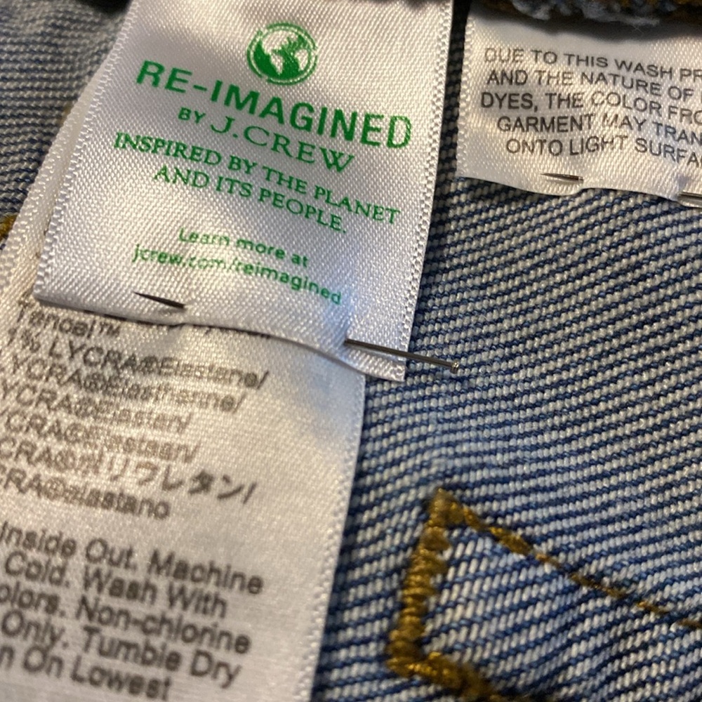 J. Crew Essential Straight Women’s Blue Jeans. Size 29 - Picture 4 of 4